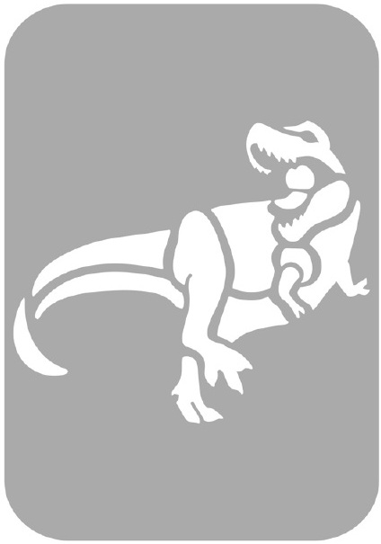 Szablon do tatuażu - Dinozaury 10D