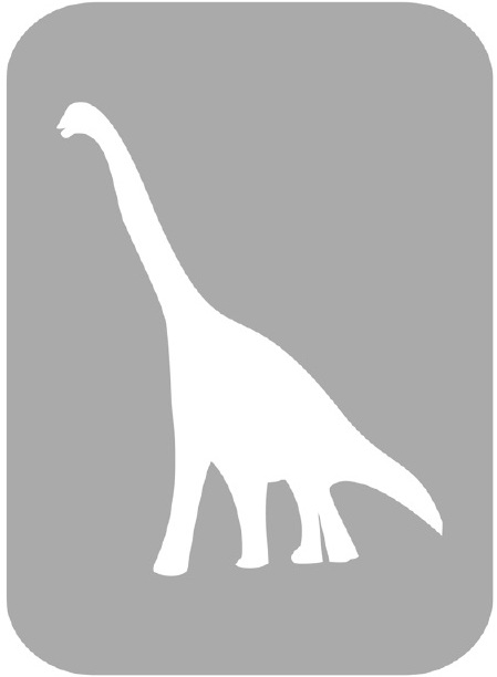 Szablon do tatuażu - Dinozaury 10M