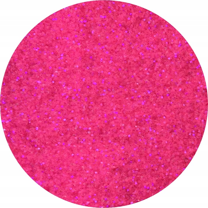 Ciemny różowy NEON brokat - 3ml