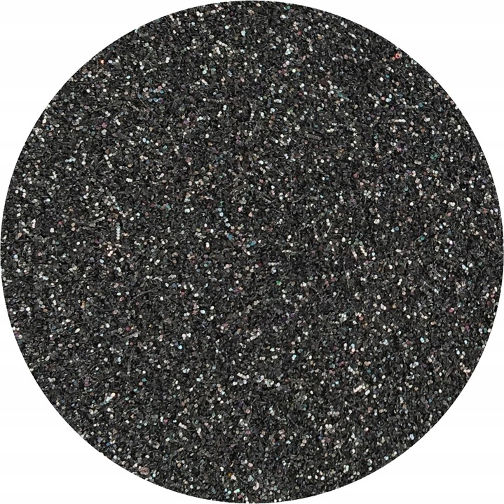 Czarny brokat HOLO - 3ml