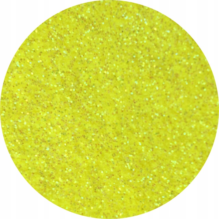 Żółty NEON brokat kosmetyczny - 3ml