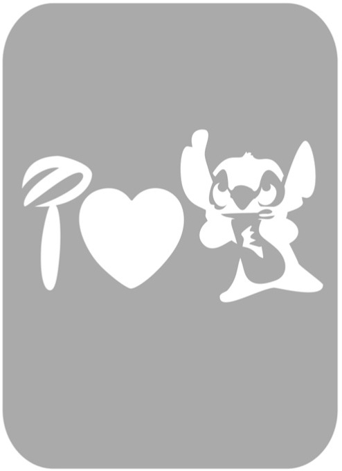 Szablon do tatuażu - Stitch J