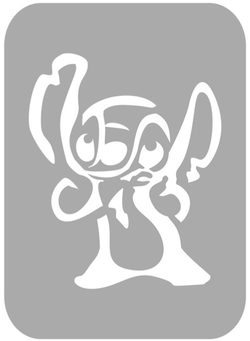 Szablon do tatuażu - Stitch D