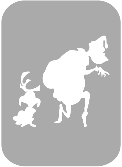 Szablon do tatuażu - Grinch M