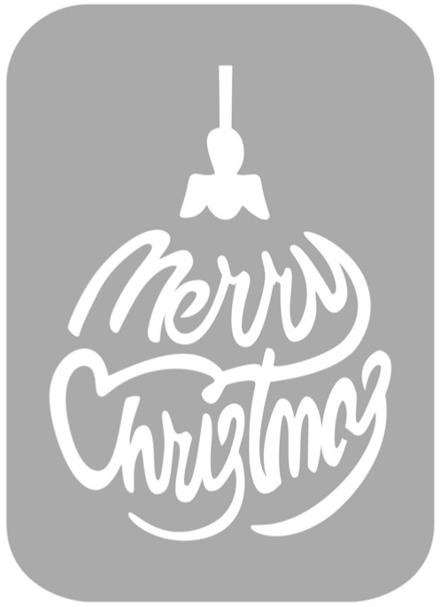 Szablon do tatuażu - Święta, Boże Narodzenie O