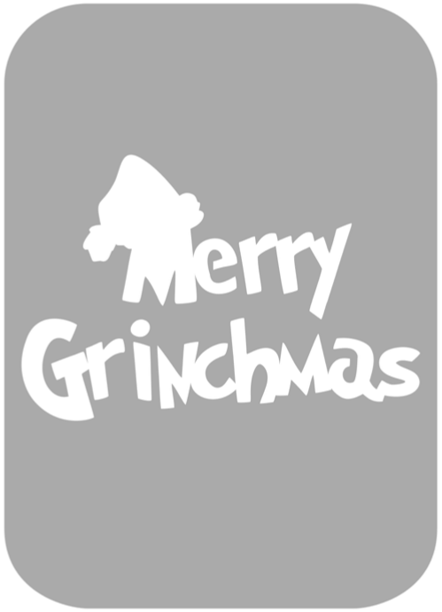 Szablon do tatuażu - Grinch O