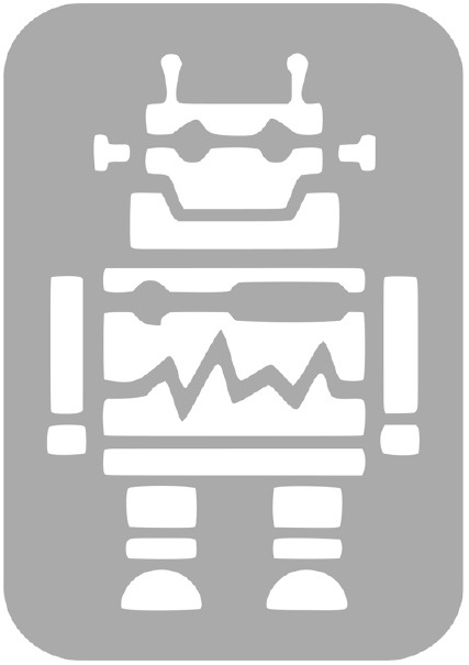 Szablon do tatuażu - Roboty 48A