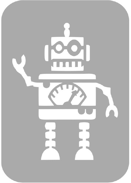 Szablon do tatuażu - Roboty 48B