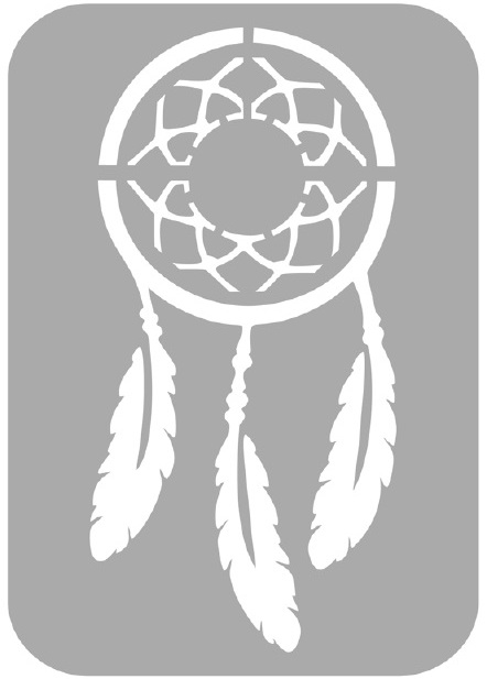 Szablon do tatuażu - Piórka 18C