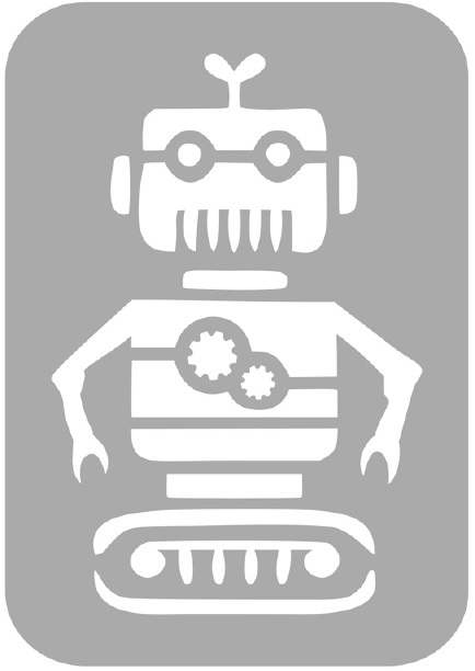 Szablon do tatuażu - Roboty 48C
