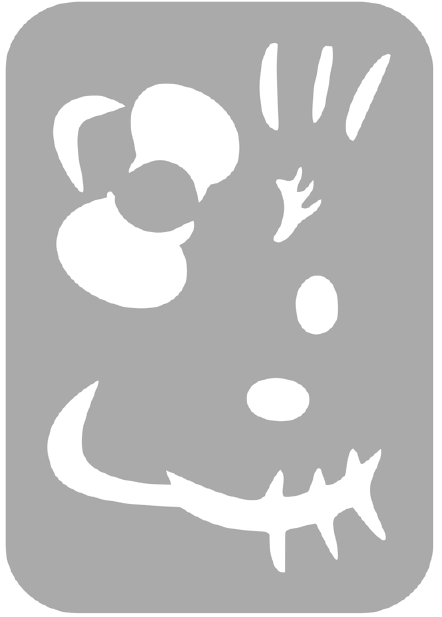 Szablon do tatuażu - Bajkowe 47D