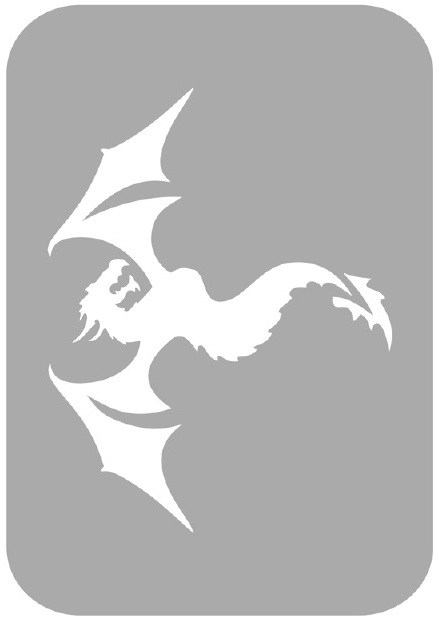 Szablon do tatuażu - Smoki 35E