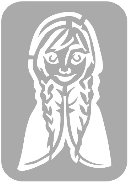 Szablon do tatuażu - bajkowe 44E