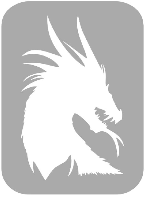 Szablon do tatuażu - Smoki 35G