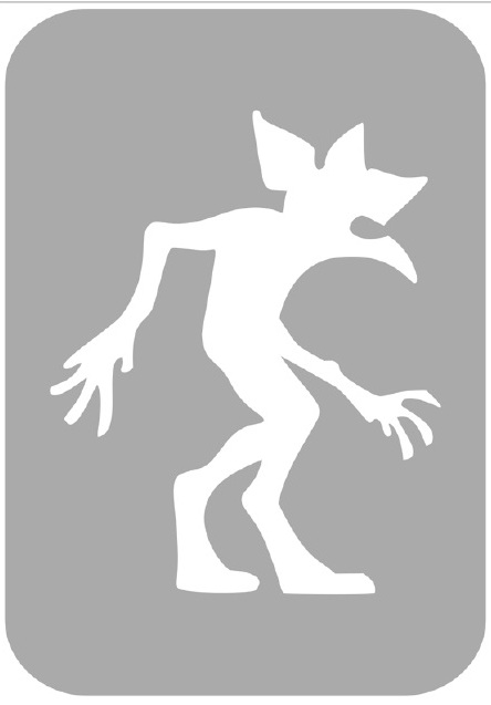 Szablon do tatuażu - Stranger Things 35G