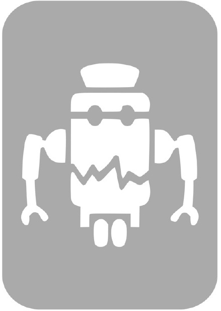 Szablon do tatuażu - Roboty 48G