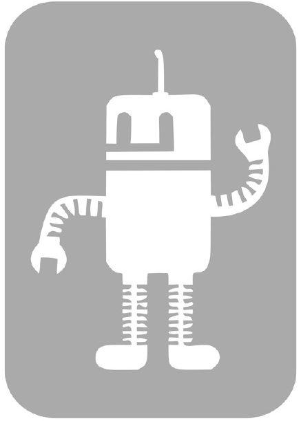 Szablon do tatuażu - Roboty 48H