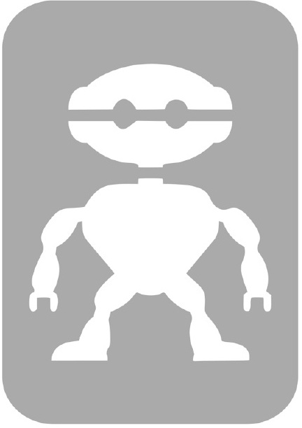 Szablon do tatuażu - Roboty 48J