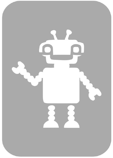 Szablon do tatuażu - Roboty 48K