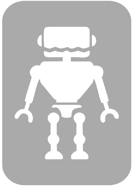 Szablon do tatuażu - Roboty 48L