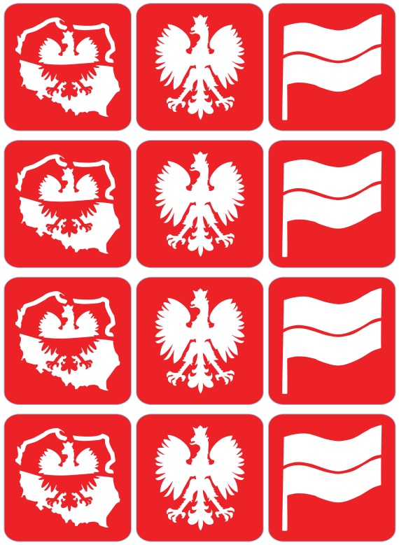 Patriotyczne - ekspresowe szablony do tatuaży