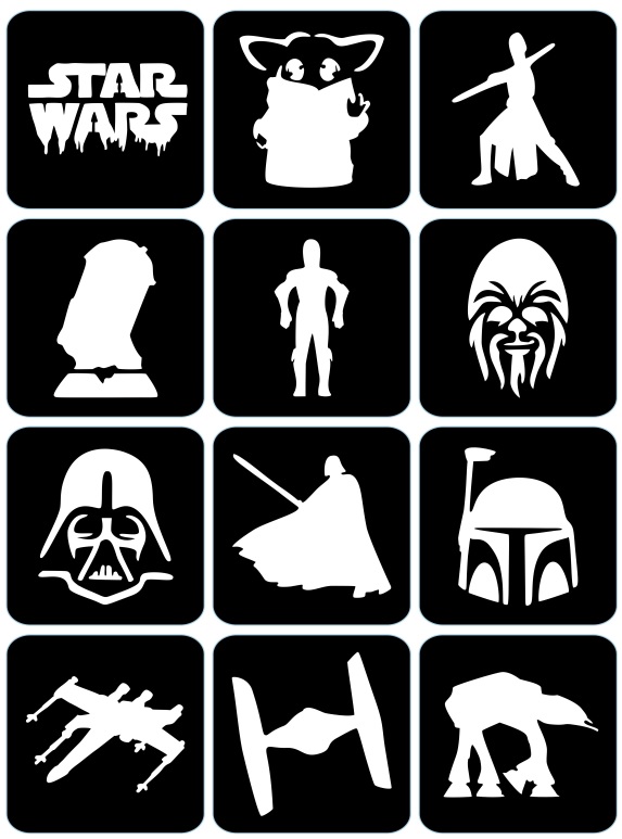 Star Wars - ekspresowe szablony do tatuaży